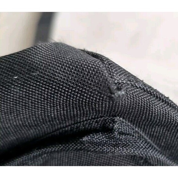 Fossil F/54 Y2K Natural Canvas Leather Strap Messenger Black - Picture 3 of 13